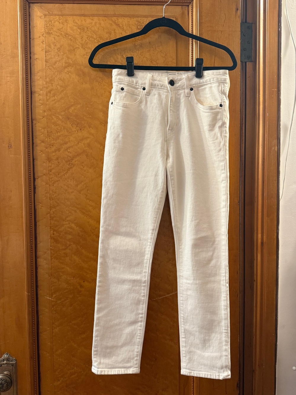 SLVRLAKE Lou Lou White Jeans NWT Size 25 Premium Denim